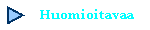 Huomioitavaa